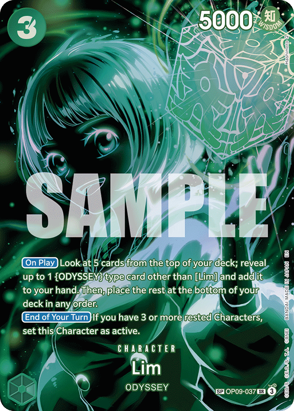 Lim (Character) (OP09-037) (SR) (SP)