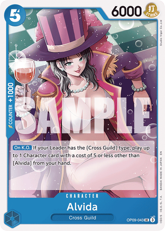 Alvida (Character) (OP09-043) (ST25 Reprint) (UC)