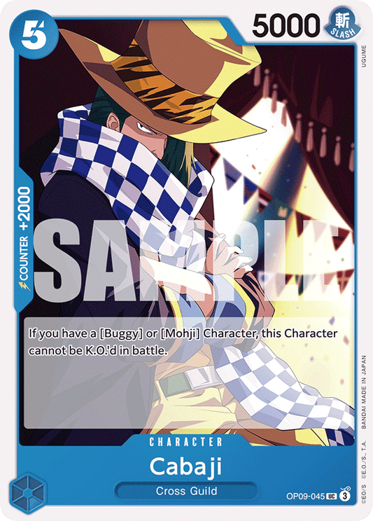 Cabaji (Character) (OP09-045) (UC)