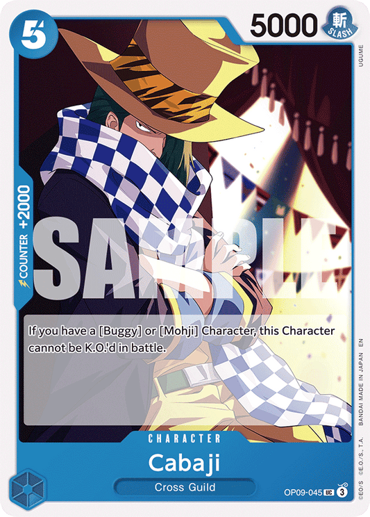 Cabaji (Character) (OP09-045) (ST25 Reprint) (UC)