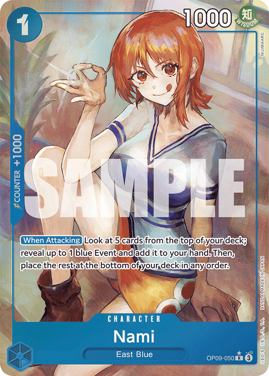 Nami (Character) (OP09-050) (Alternate Art)
