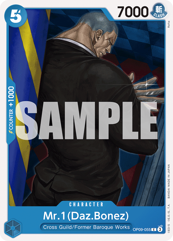Mr 1 (Daz Bonez) (Character) (OP09-055) (C)