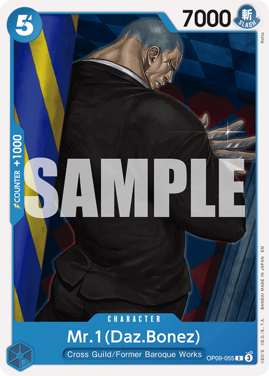 Mr 1 (Daz Bonez) (Character) (OP09-055) (ST25 Reprint) (C)