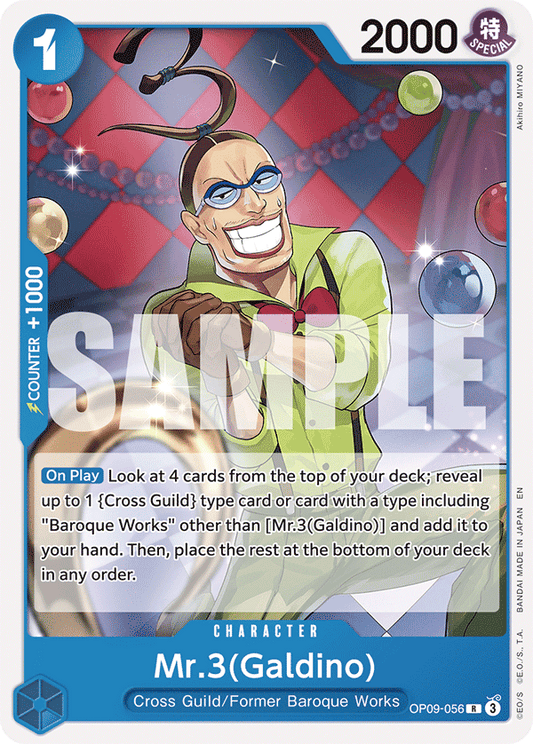 Mr 3 (Character) (OP09-056) (ST25 Reprint) (R)