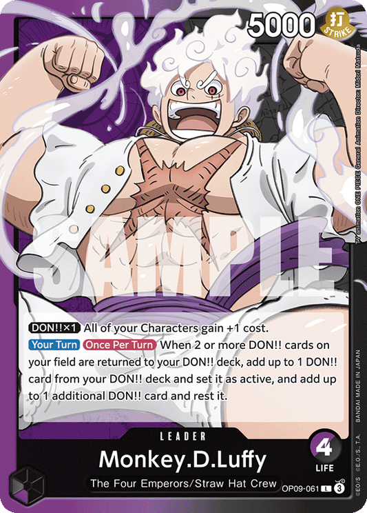 Monkey D Luffy (Leader) (OP09-061) (L)