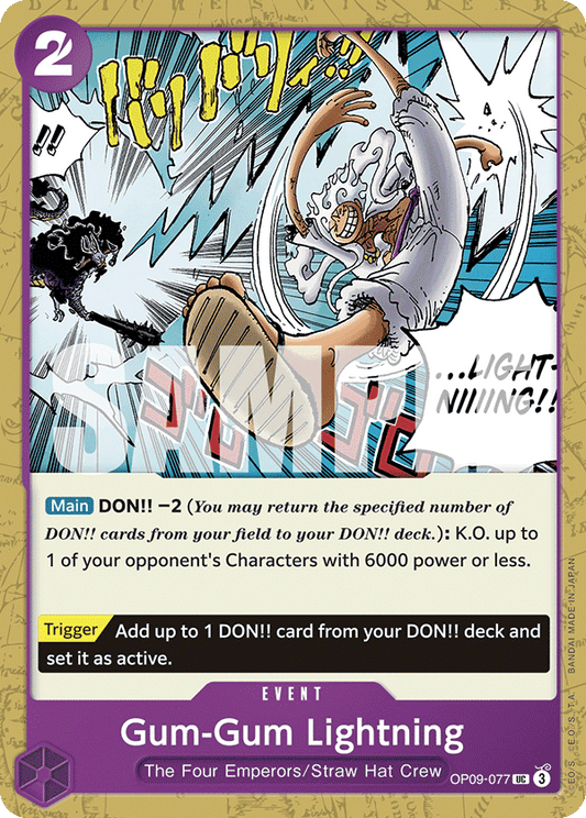 Gum-Gum Lightning (Event) (OP09-077) (UC)