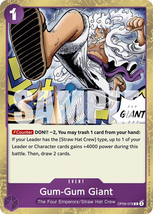 Gum-Gum Giant (Event) (OP09-078) (R)