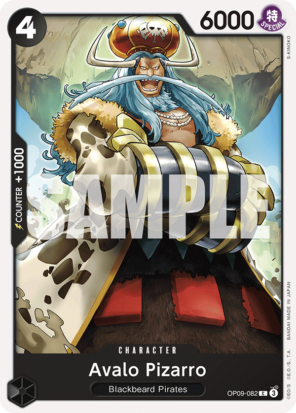 Avalo Pizarro (Character) (OP09-082) (C)