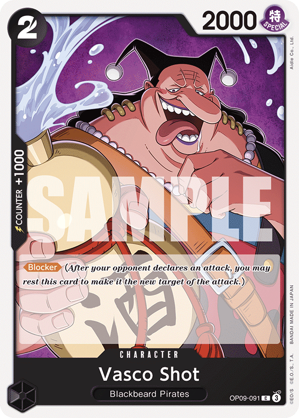 Vasco Shot (Character) (OP09-091) (C)