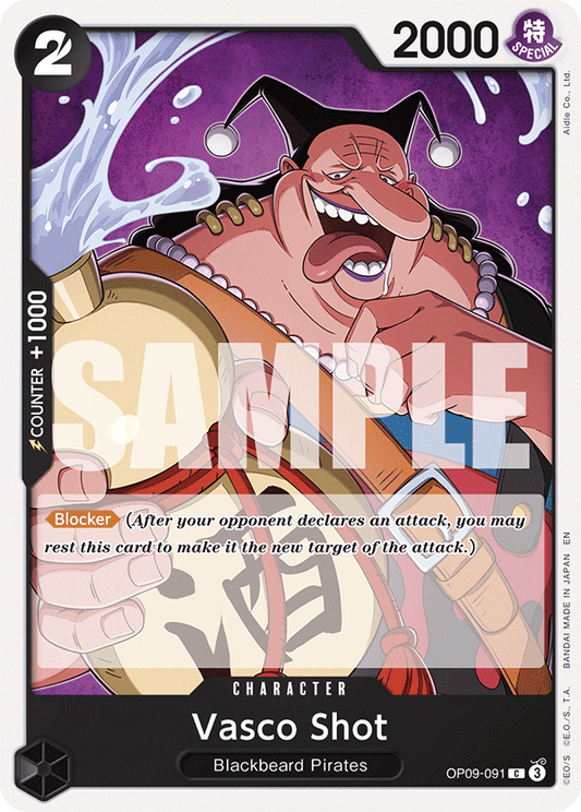 Vasco Shot (Character) (OP09-091) (ST27 Reprint) (C)