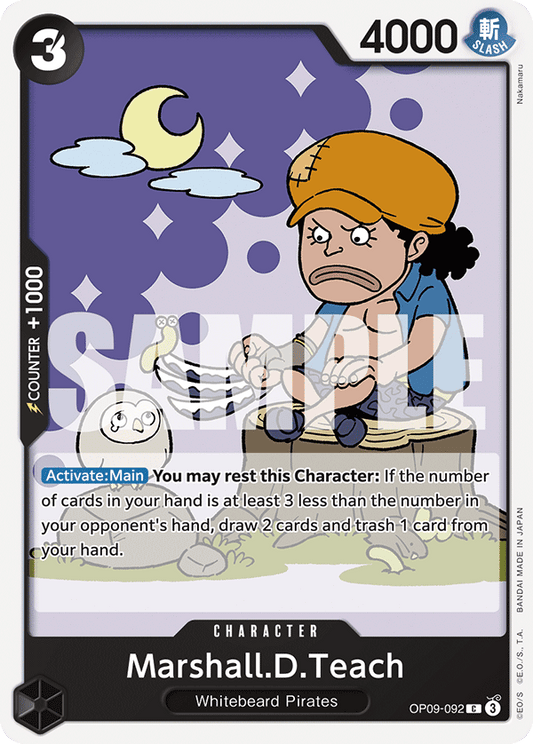 Marshall D Teach (Character) (OP09-092) (C)