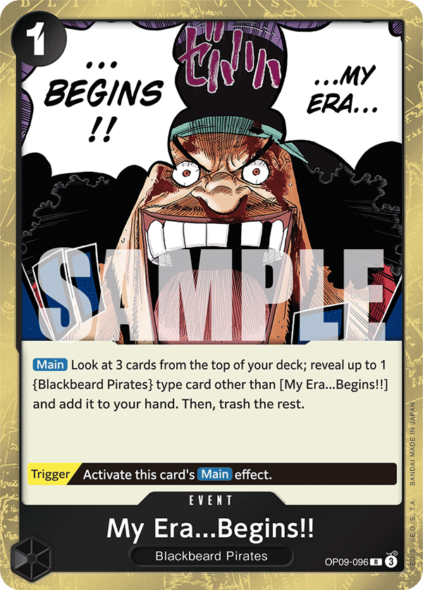 My Era … Begins !! (Event) (OP09-096) (R)