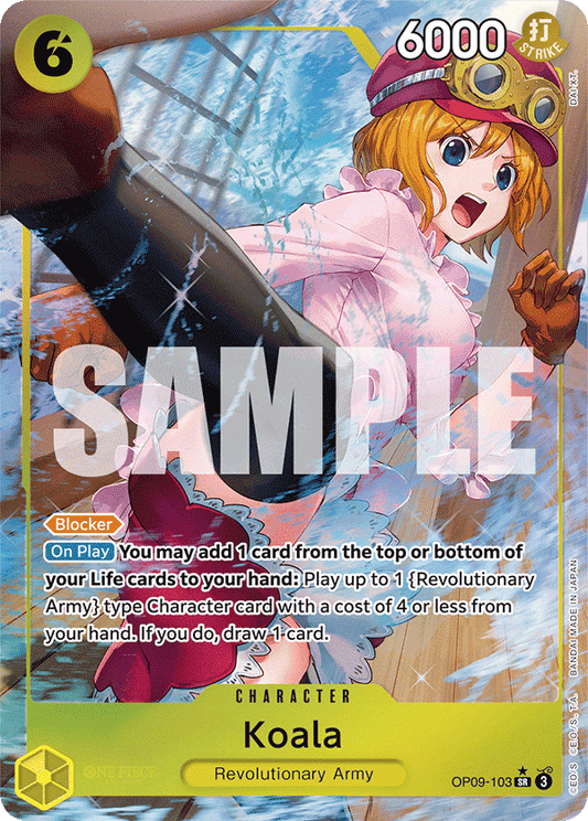 Koala (Character) (OP09-103) (SR) (Alternate Art)