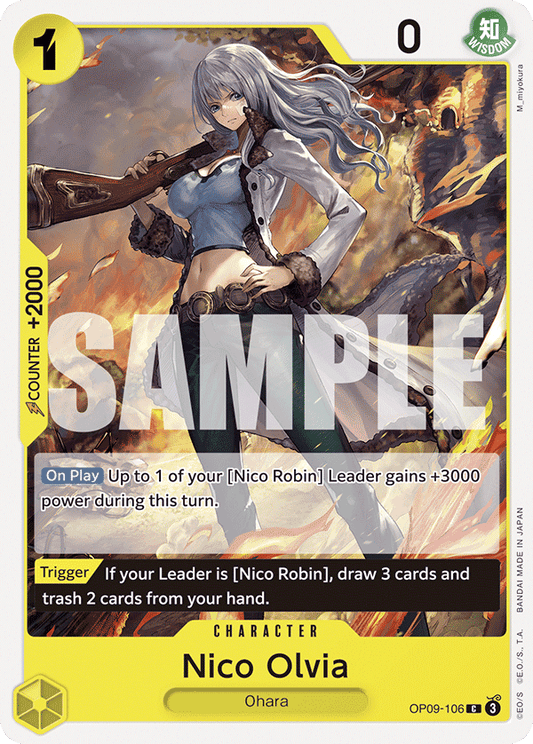 Nico Olvia (Character) (OP09-106) (C)