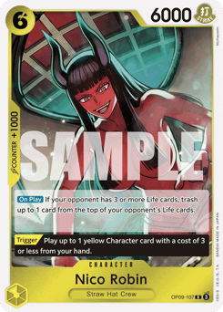 Nico Robin (Nami Deck) (Character) (OP09-107) (R) (Learn To Play Reprint)