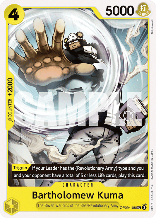 Bartholomew Kuma (Character) (OP09-108) (UC)