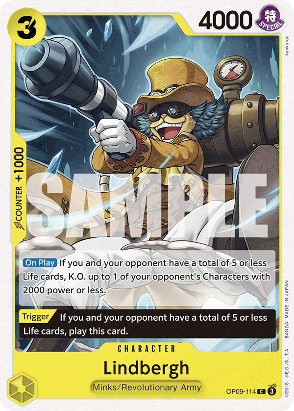 Lindbergh (Character) (OP09-114) (C)