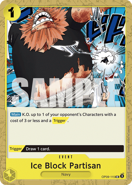 Ice Block Partisan (Event) (OP09-115) (UC)