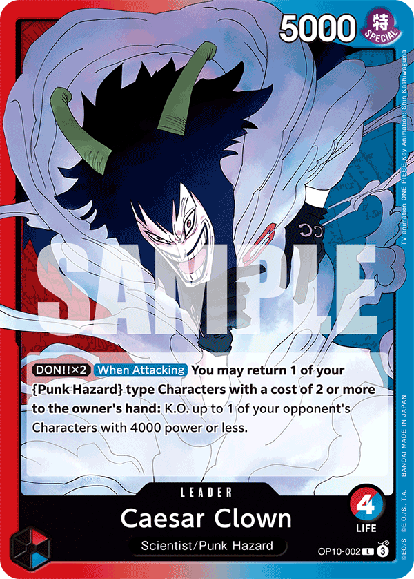 Caesar Clown (Leader) (OP10-002) (L)