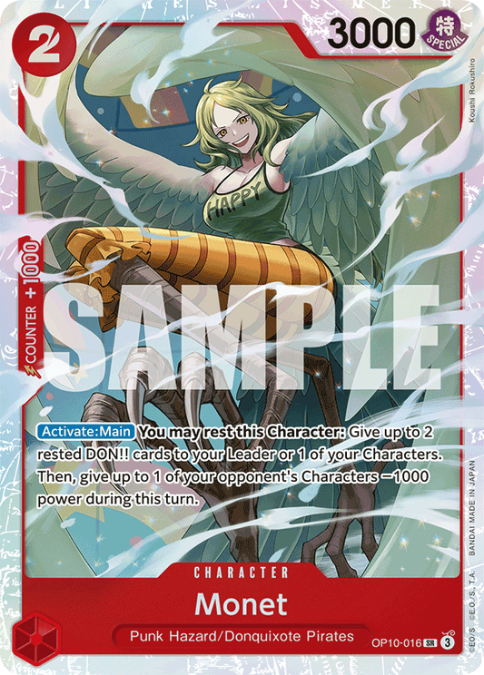 Monet (Character) (OP10-016) (SR)