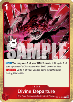Divine Departure (Luffy Deck) (Event) (OP10-019) (R) (Learn To Play Reprint)