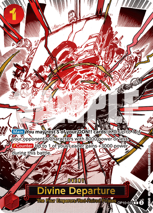 Divine Departure (Event) (OP10-019) (R) (Alternate Art)
