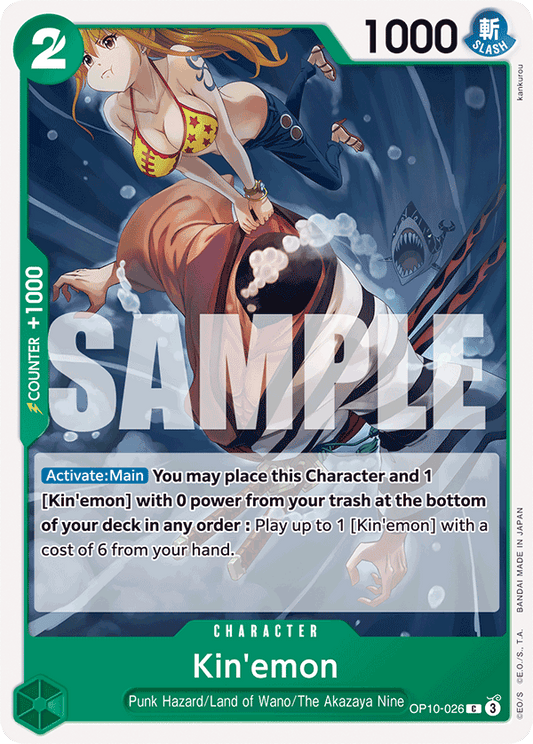 Kin’emon (Character) (OP10-026) (C)