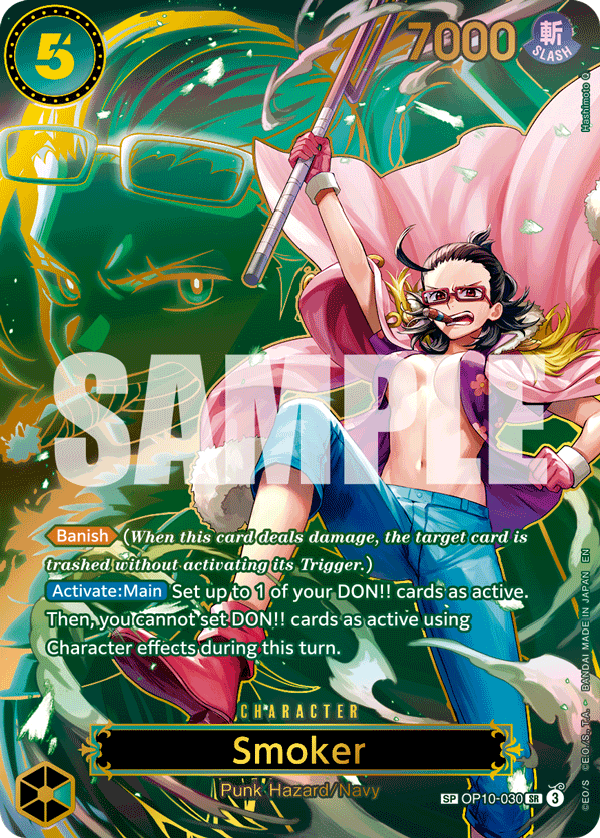 Smoker (Character) (OP10-030) (OP13) (SP)