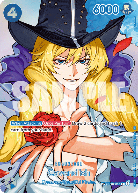 Cavendish (Character) (OP10-045) (SP CARD)
