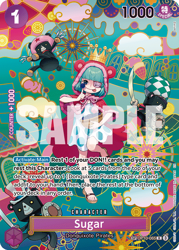Sugar (Character) (OP14 Reprint) (OP10-065) (R) (SP)