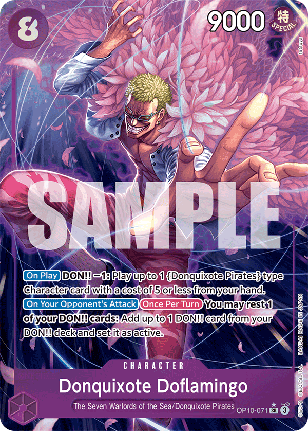 Donquixote Doflamingo (Character) (OP10-071) (SR) (Alternate Art)