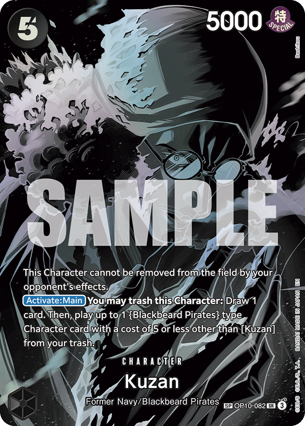 Kuzan (Character) (OP10-082) (SR) (SP)