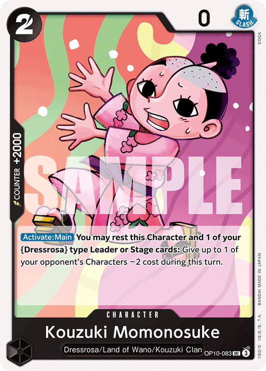 Kouzuki Momonosuke (Character) (OP10-083) (UC)