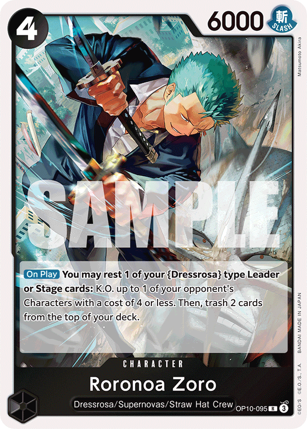 Roronoa Zoro (Character) (OP10-095) (R)