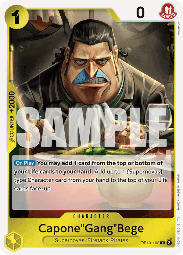 Capone “Gang” Bege (Character) (OP10-103) (R)