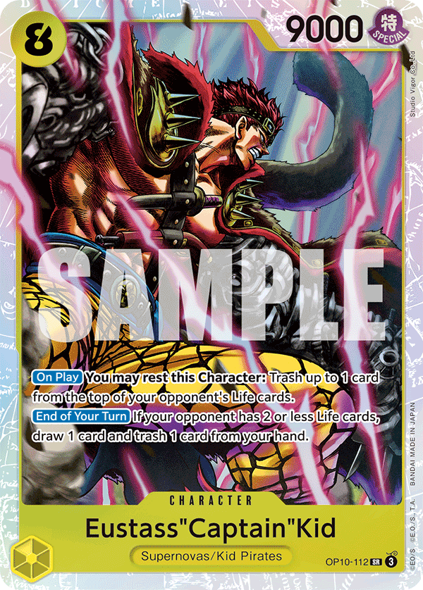 Eustass Captain Kid (Character) (OP10-112) (SR)