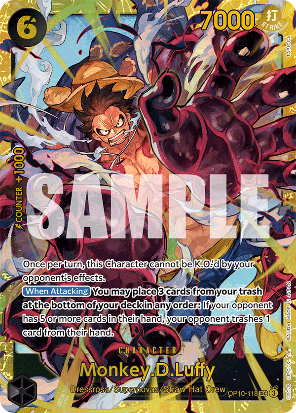 Monkey D Luffy (Character) (OP10-118) (SEC)