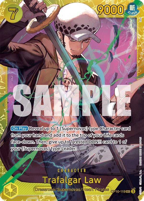 Trafalgar Law (Character) (OP10-119) (SEC)