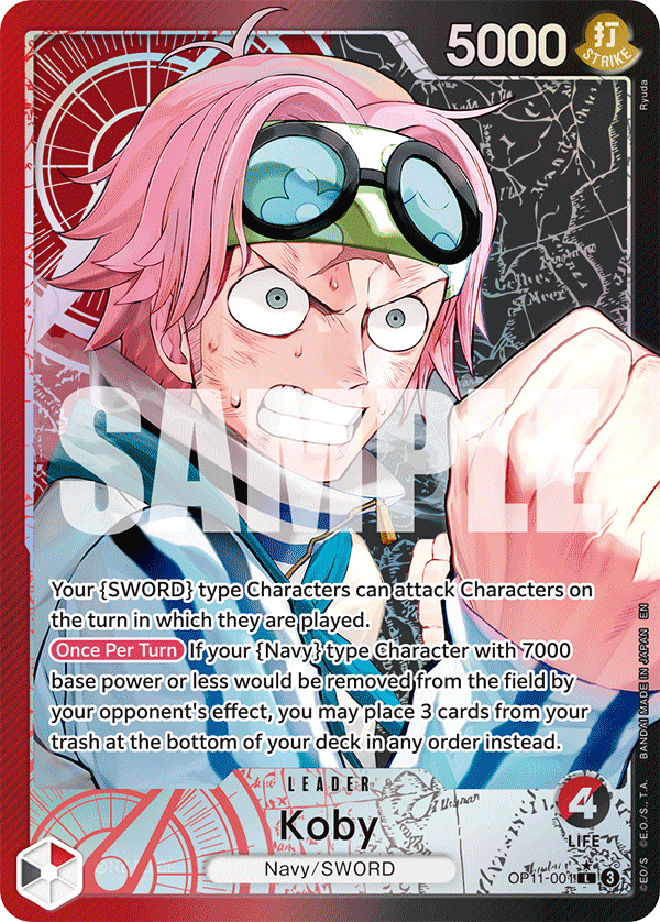 Koby (Leader) (OP11-001) (Alternate Art)