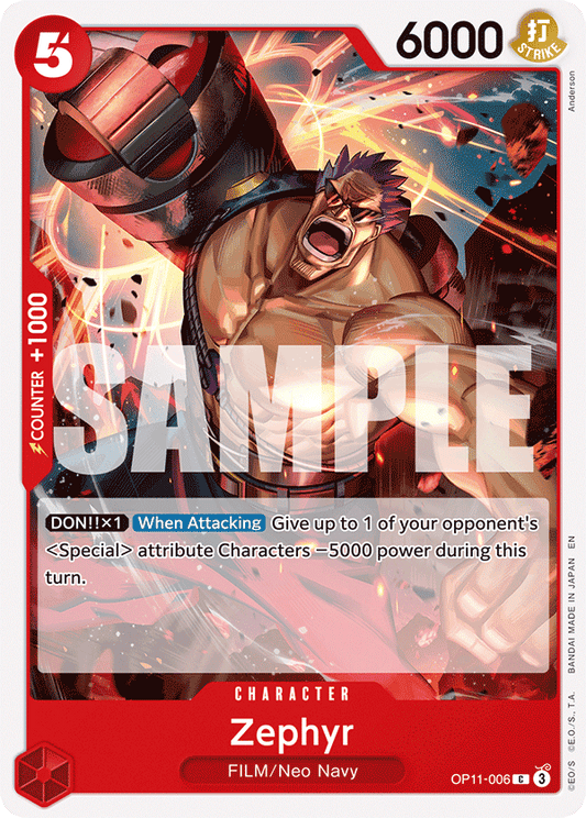 Zephyr (Character) (OP11-006) (C)