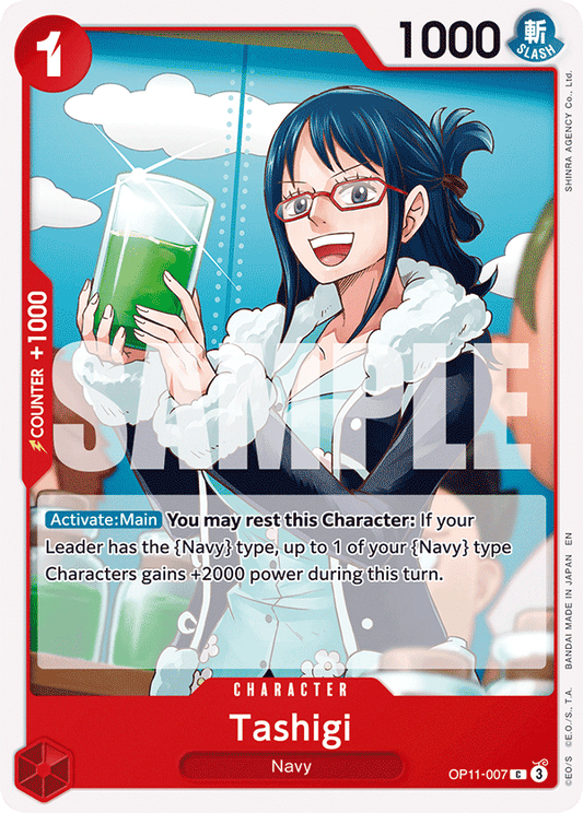 Tashigi (Character) (OP11-007) (C)
