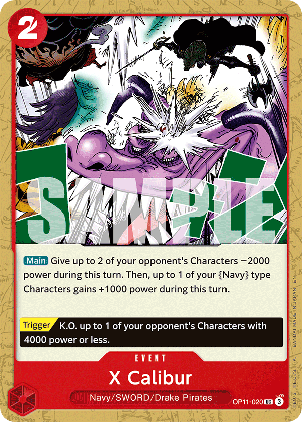 X Calibur (Event) (OP11-020) (UC)
