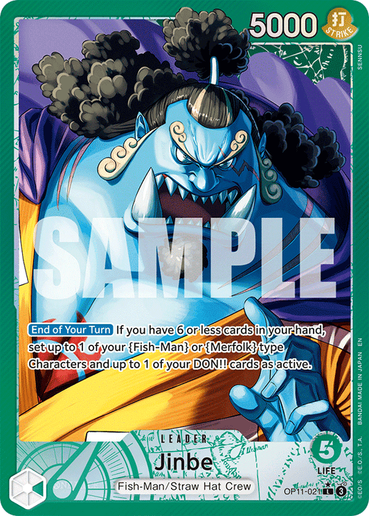 Jinbe (Leader) (OP11-021) (Alternate Art)