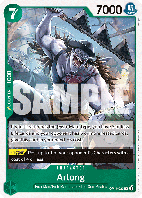 Arlong (Character) (OP11-023) (R)