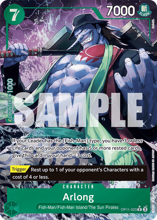 Arlong (Character) (OP11-023) (R) (Alternate Art)