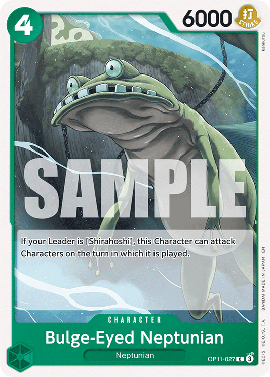 Bulge-Eyed Neptunian (Character) (OP11-027) (C)