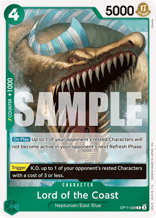 Lord of the Coast (Character) (OP11-028) (R)