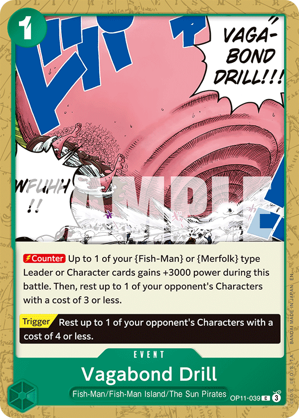 Vagabond Drill (Event) (OP11-039) (C)