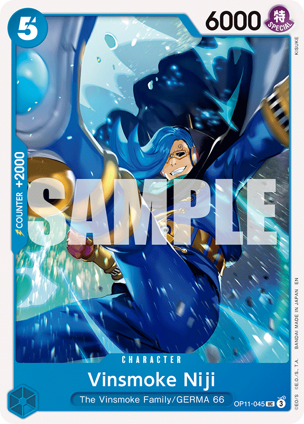 Vinsmoke Niji (Character) (OP11-045) (UC)