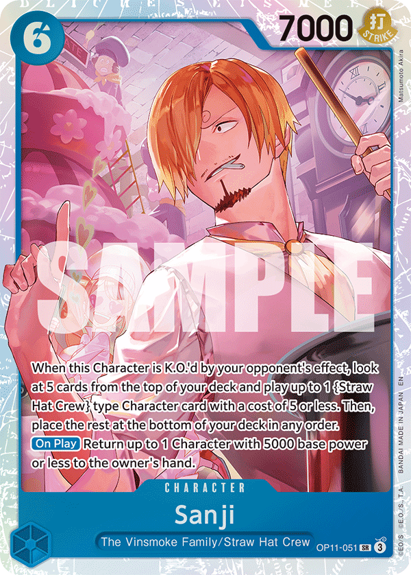 Sanji (Character) (OP11-051) (SR)